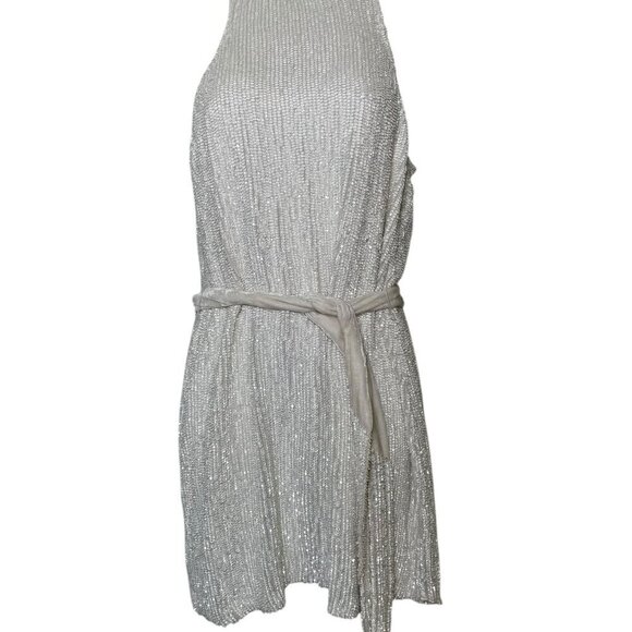 Retrofête Cecilia Dress in Moonglow White | NWT | Size Small | $545 Retail - Picture 3 of 8
